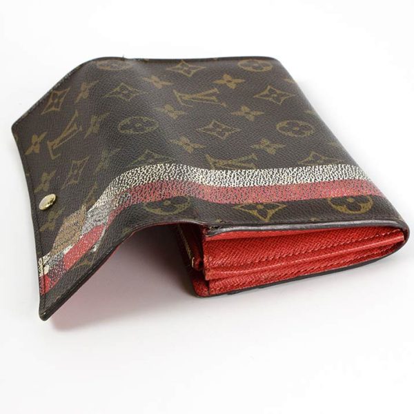 16420 9 Louis Vuitton Portefeuille Sara Long Wallet Canvas