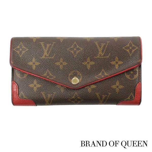 16422 Louis Vuitton Portefeuille Sara Long Wallet Canvas