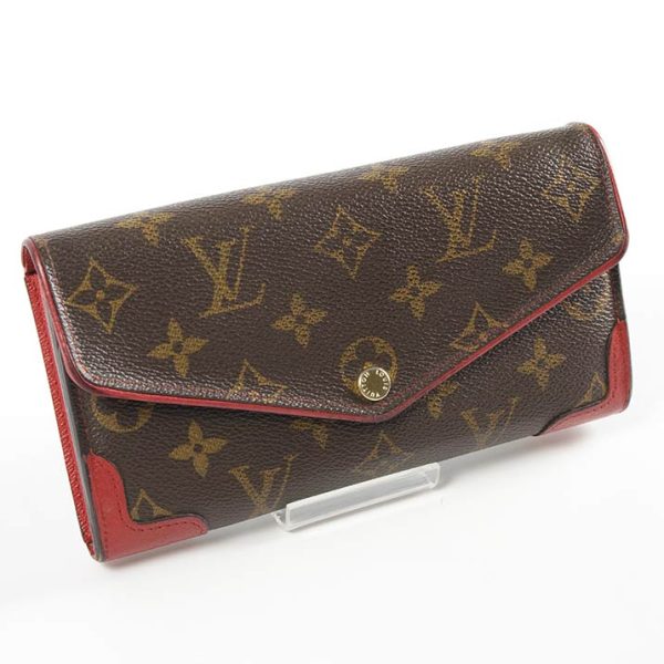 16422 10 Louis Vuitton Portefeuille Sara Long Wallet Canvas