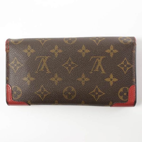 16422 2 Louis Vuitton Portefeuille Sara Long Wallet Canvas