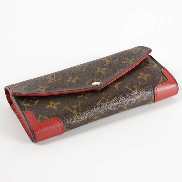 16422 6 Louis Vuitton Portefeuille Sara Long Wallet Canvas