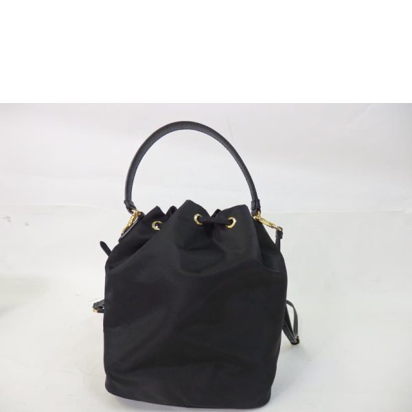 16543 2 Prada Nylon Shoulder Bag Nero