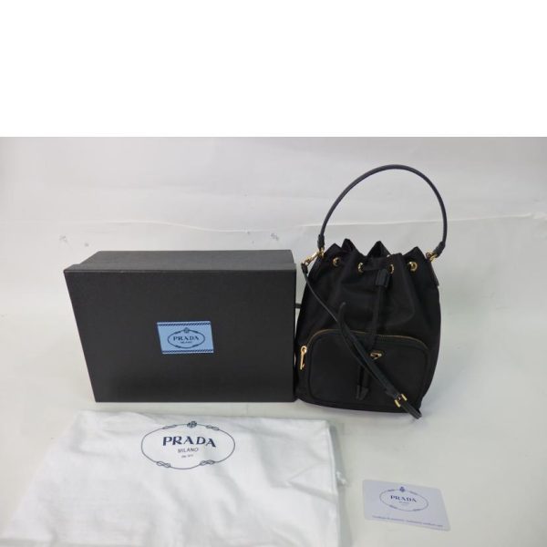 16543 8 Prada Nylon Shoulder Bag Nero