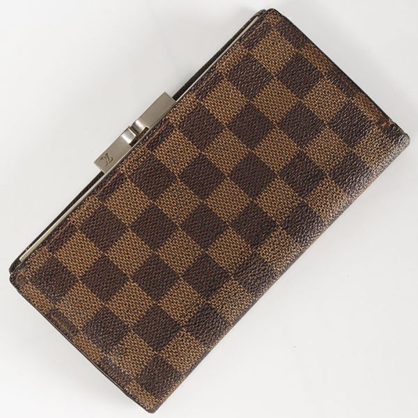 16573 2 Louis Vuitton Damier Continental Clutch Bifold Long Wallet