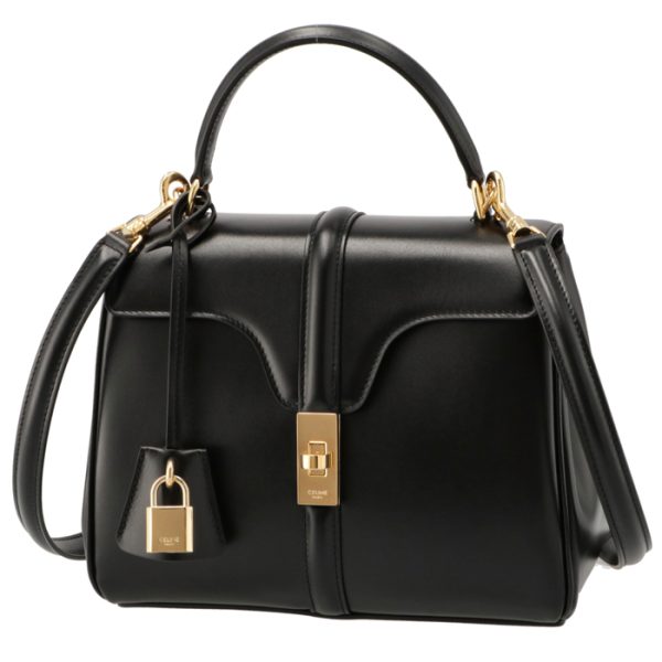 188003bey 1 Celine Shoulder Bag Small Black