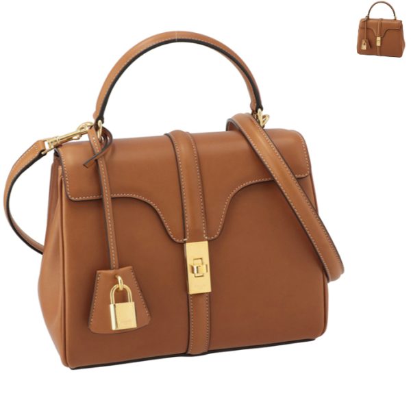 188003bf9 Celine Small Tan Shoulder Bag