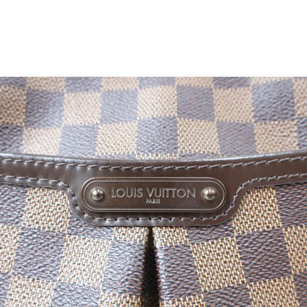 19144 6 Louis Vuitton Bloomsbury Damier Ebene Shoulder Brown Bag