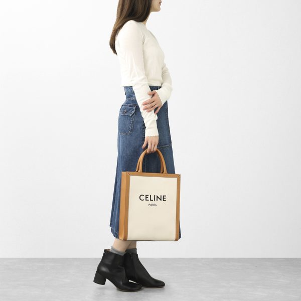 19208 2bnz 02nt04 Celine Small Vertical Tote Bag Beige