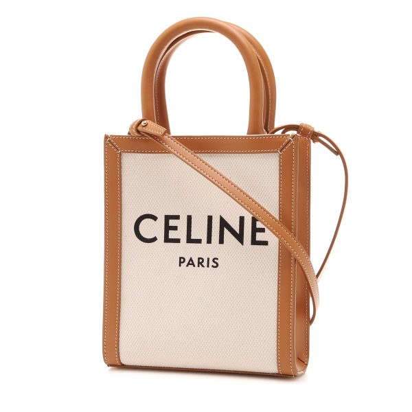 19330 2bnz 02nt01 Celine Mini Vertical Cabas Tote Bag Beige