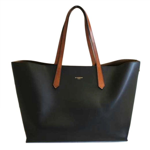 19361 1 Givenchy Leather Swing Tote Bag Black