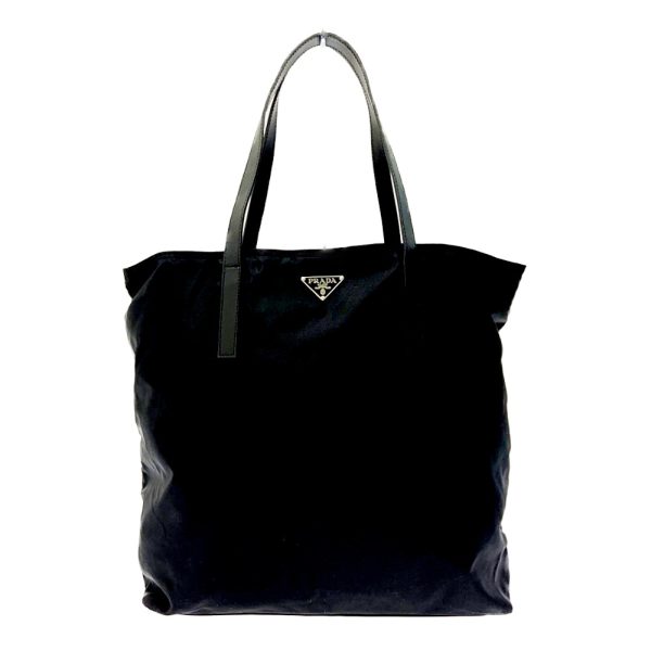 195773 1 Prada Nylon Tote Bag Black