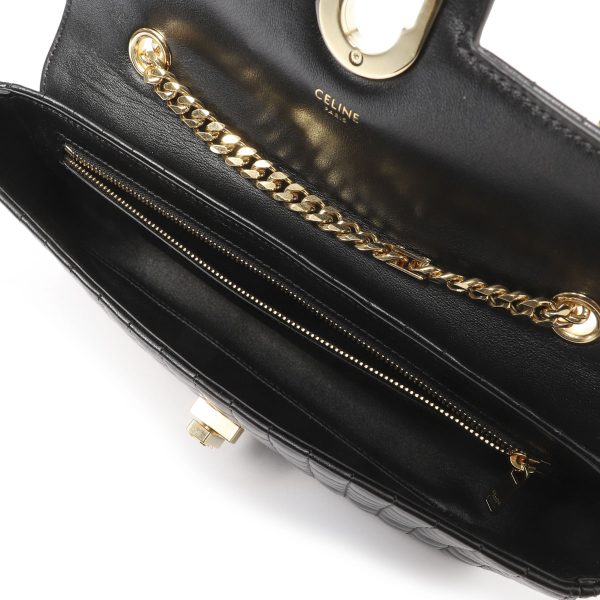 19638 3dhg 38no05 Celine Shoulder Bag Crossbody Bag Black