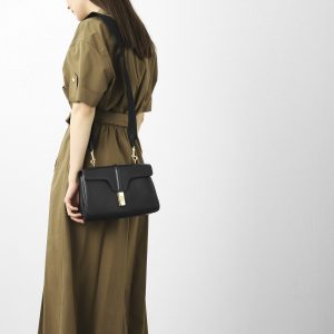 19685 3cr8 38no01 Fendi Selleria Leather Mini Linda Tote Bag Brown