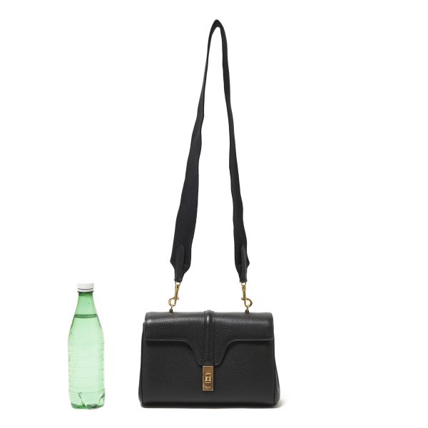 19685 3cr8 38no06 Celine Teen Soft Calfskin Shoulder Bag Black