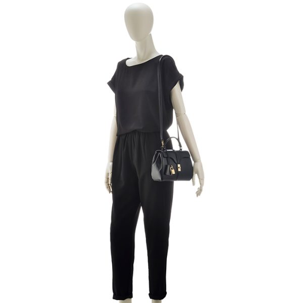 197983bey38no 9 Celine Shoulder Bag Saise Mini 2WAY Black