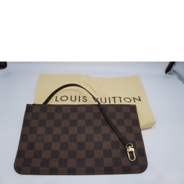 19806 5 Louis Vuitton Neverfull MM Damier Leather Brown