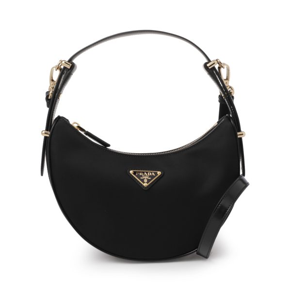 1bc194 r789 f000202 Prada 2WAY Hobo Shoulder Bag Black