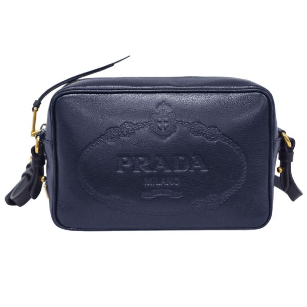 1bh089gc bal Prada Shoulder Bag GlaceCalf Baltico Calf Navy