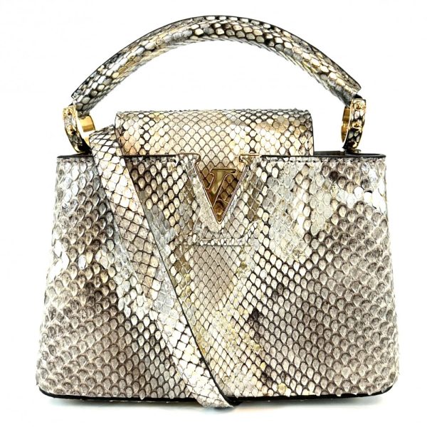 2000007246900592 7 Louis Vuitton Capucines Mini Handbag Silver