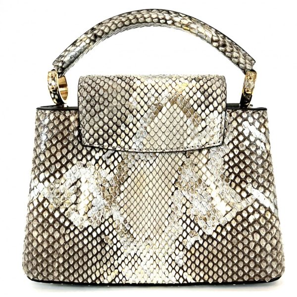 2000007246900592 8 Louis Vuitton Capucines Mini Handbag Silver