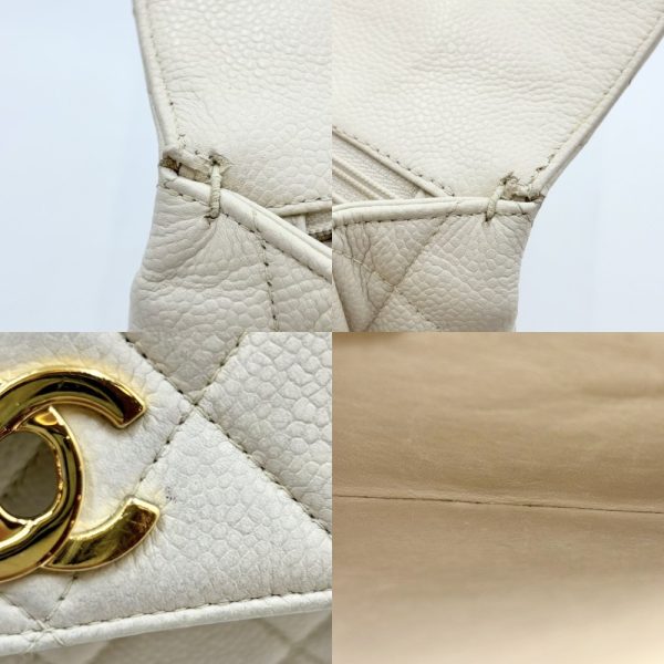 2000014246901044 14 Chanel Matelasse Handbag Ivory Gold