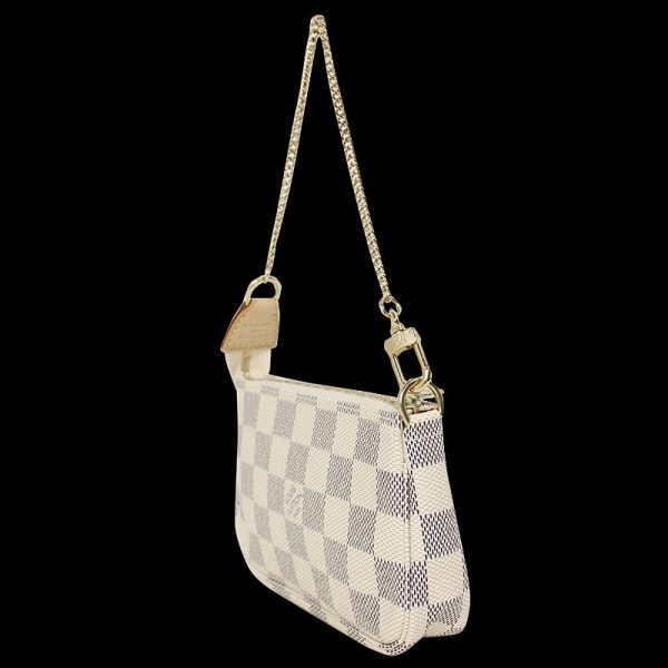 200004286019 4 Louis Vuitton Mini Pochette Handbag White