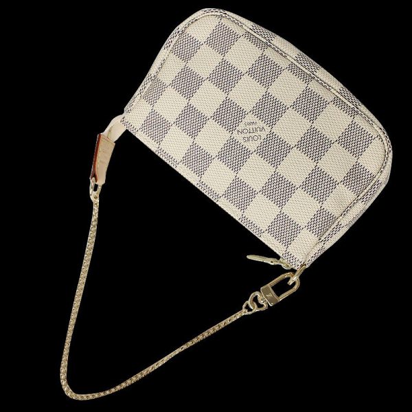 200004286019 5 Louis Vuitton Mini Pochette Handbag White