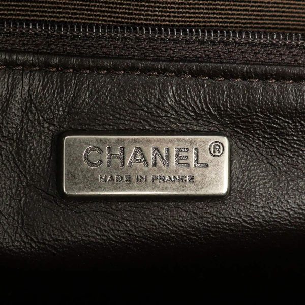 200004489019 9 Chanel Executive Python Tote Exotic Leather Handbag Brown