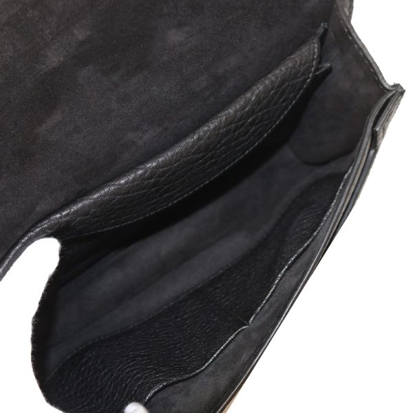200004731019 3 Christian Dior JADIOR Mosaic Flap Chain Shoulder Bag Lambskin Black