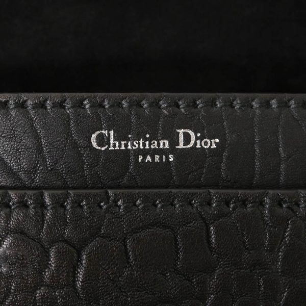 200004731019 9 Christian Dior JADIOR Mosaic Flap Chain Shoulder Bag Lambskin Black
