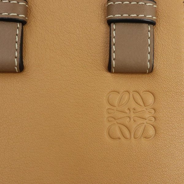 200004963019 10 Loewe Hammock Small 2WAY Shoulder Handbag Calf Leather Warm Desert