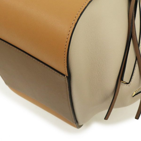 200004963019 11 Loewe Hammock Small 2WAY Shoulder Handbag Calf Leather Warm Desert