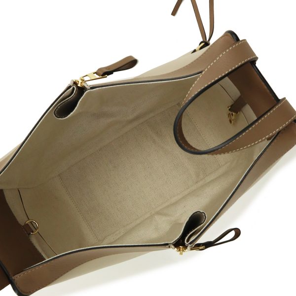200004963019 3 Loewe Hammock Small 2WAY Shoulder Handbag Calf Leather Warm Desert
