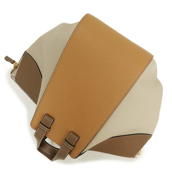 200004963019 6 Loewe Hammock Small 2WAY Shoulder Handbag Calf Leather Warm Desert