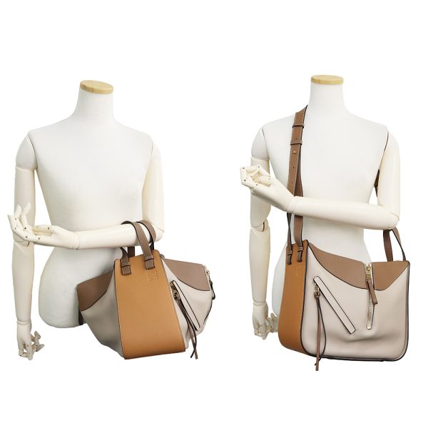 200004963019 8 Loewe Hammock Small 2WAY Shoulder Handbag Calf Leather Warm Desert