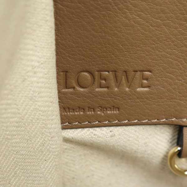 200004963019 9 Loewe Hammock Small 2WAY Shoulder Handbag Calf Leather Warm Desert