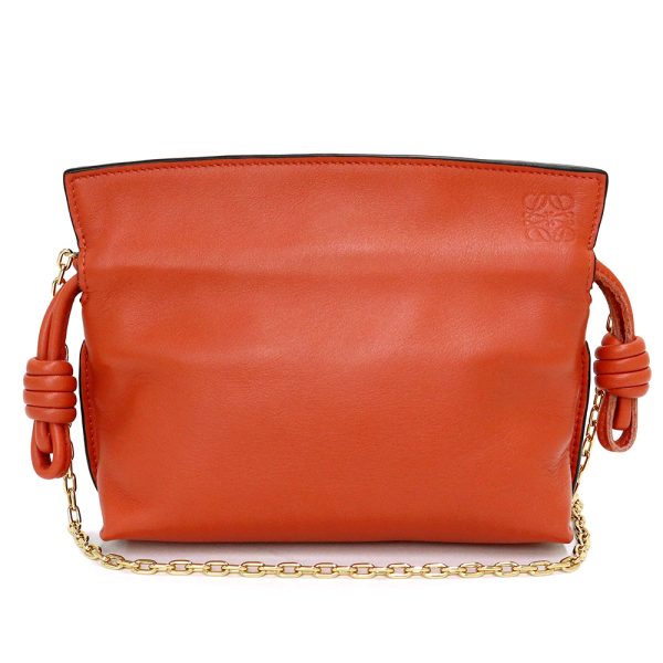 200005576019 Loewe Flamenco Clutch 2way Shoulder Bag Orange