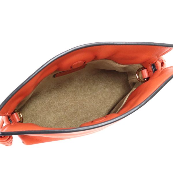 200005576019 3 Loewe Flamenco Clutch 2way Shoulder Bag Orange