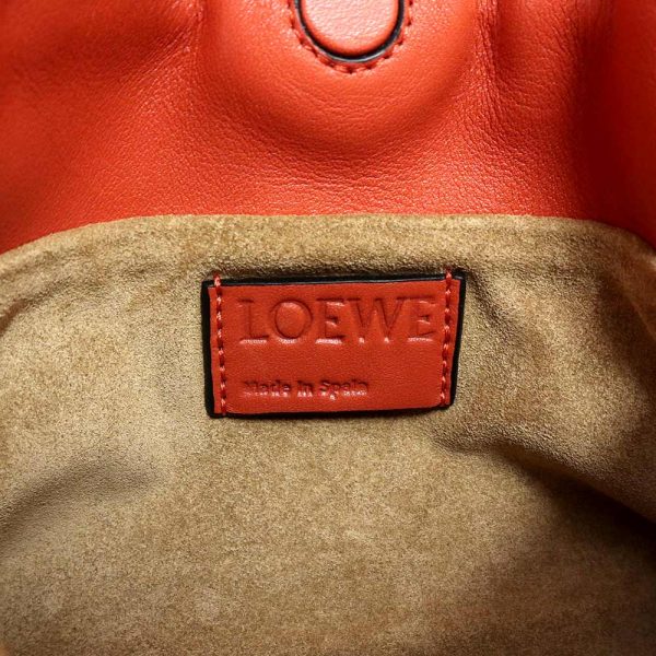 200005576019 9 Loewe Flamenco Clutch 2way Shoulder Bag Orange