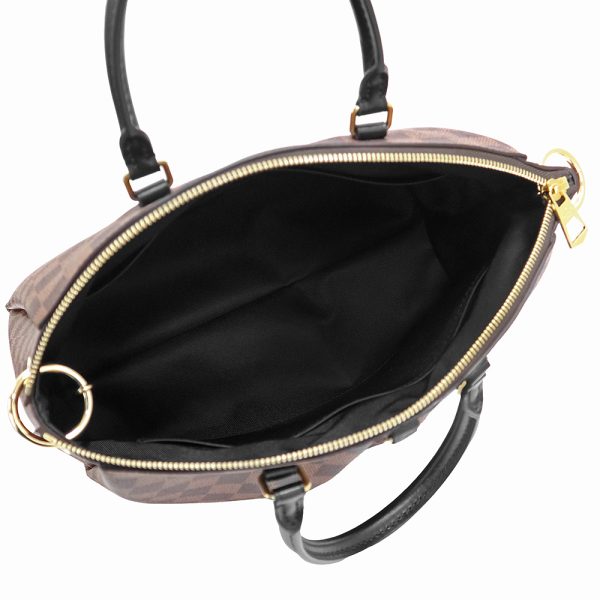 200007517019 3 Louis Vuitton Odeon Tote MM Shoulder Handbag Damier Leather Brown