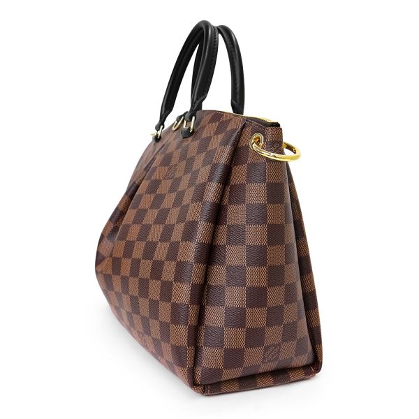 200007517019 5 Louis Vuitton Odeon Tote MM Shoulder Handbag Damier Leather Brown