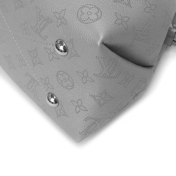 200007522019 11 Louis Vuitton Bella Shoulder Handbag Monogram Mahina Metallic Gray