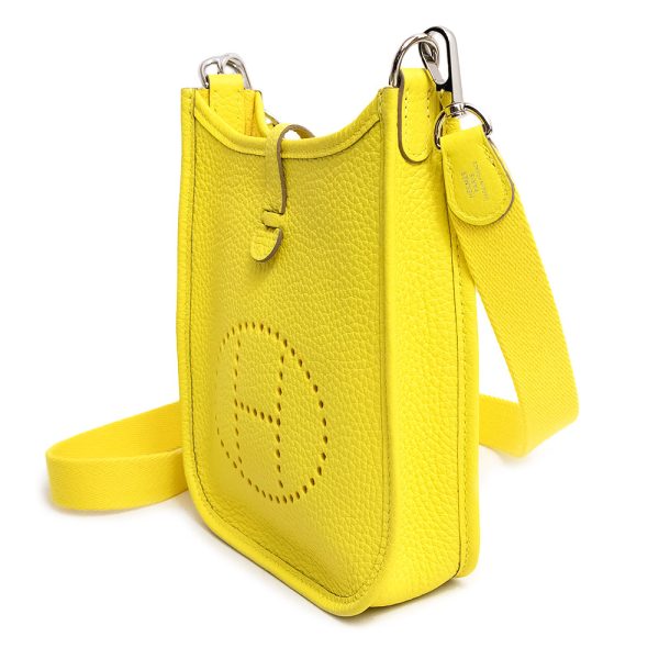 200007707019 5 HERMES Evelyn TPM Amazon 16 Leather Crossbody Bag Yellow