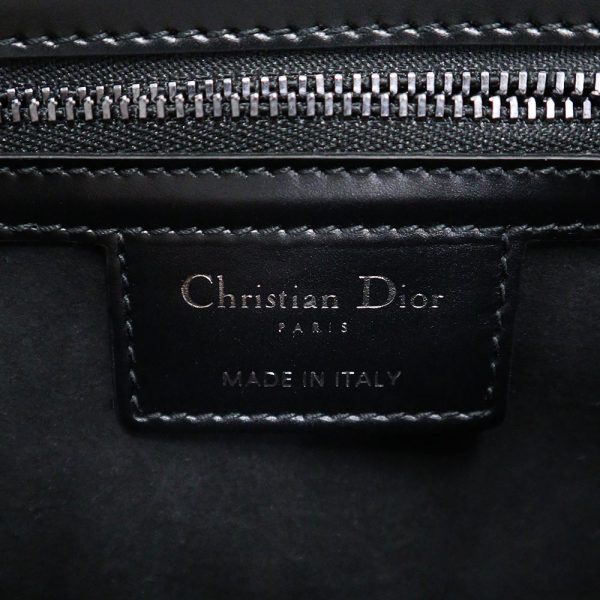 200007851019 9 Christian Dior DIOR CAMP Small Camping Bag Calfskin Leather Noir