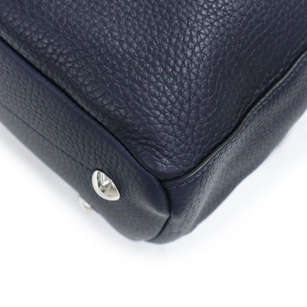 200007906019 10 Louis Vuitton Backpack LV Circle Taurillon Leather Indigo Silver