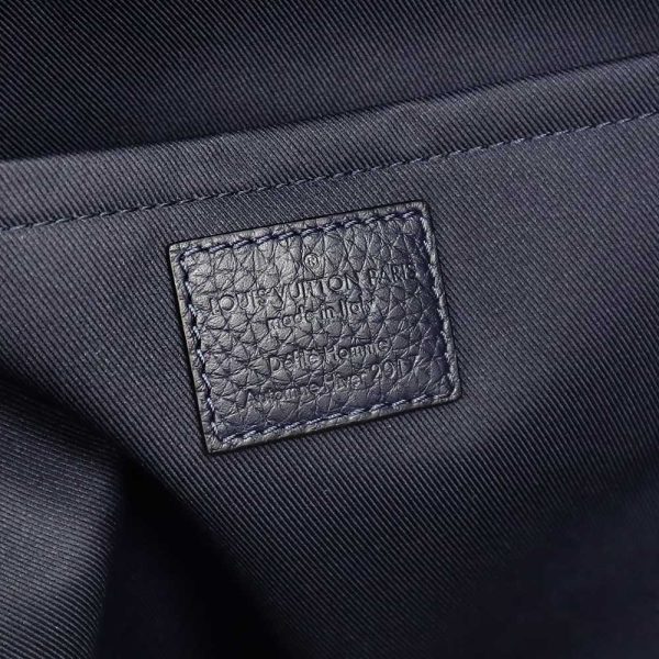 200007906019 9 Louis Vuitton Backpack LV Circle Taurillon Leather Indigo Silver