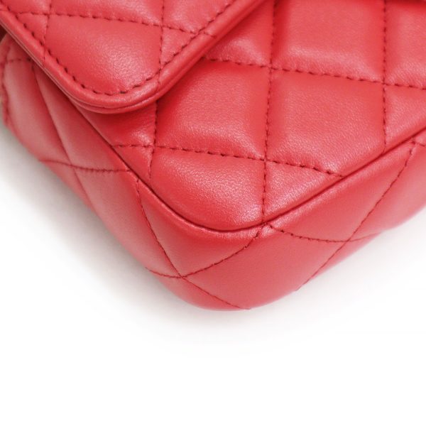 200008274019 11 Chanel Matelasse Lambskin Crossbody Phone Case Bag Pink