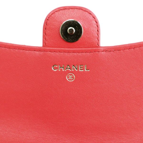 200008274019 9 Chanel Matelasse Lambskin Crossbody Phone Case Bag Pink