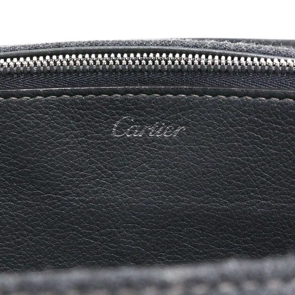 200008661019 12 Cartier C De Cartier SM 2way Shoulder Bag Gray