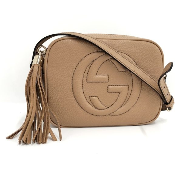 oplus 256 Gucci Soho Small Disco Bag Leather Beige